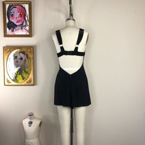 Sonya Romper by For Love & Lemons Open Back Playsuit Dolls Kill - Picture 6 of 8